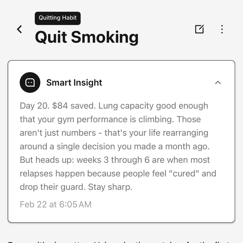 GritForge smart coaching feedback